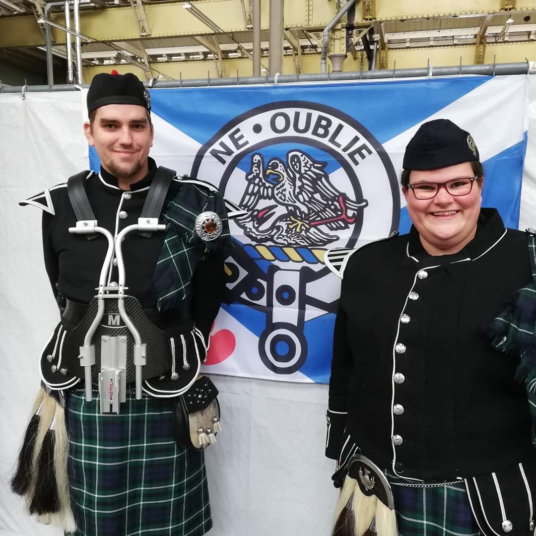 Doedelzakband Graham Lowlanders Pipes and Drums uit Leeuwarden, Friesland